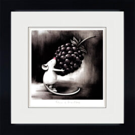 Mouse and Raspberry, Token Of Friendship, by Doug Hyde