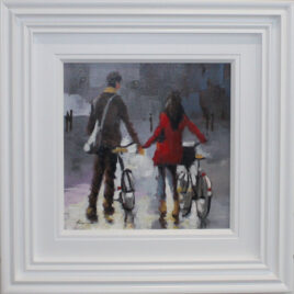 A couple,hand in hand,by Frances
