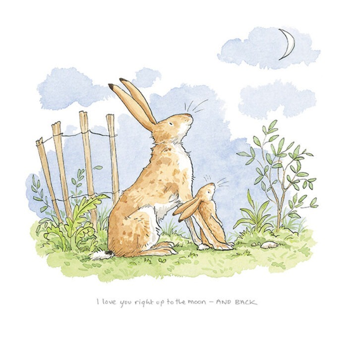 I love you to the moon and back No 1, by Anita Jeram