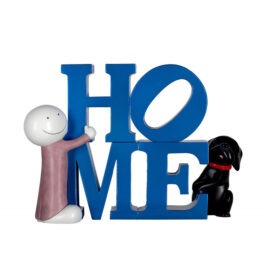 Happy at Home sculpture, by Doug Hyde