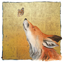 Fox and Painted Lady by Jackie Morris